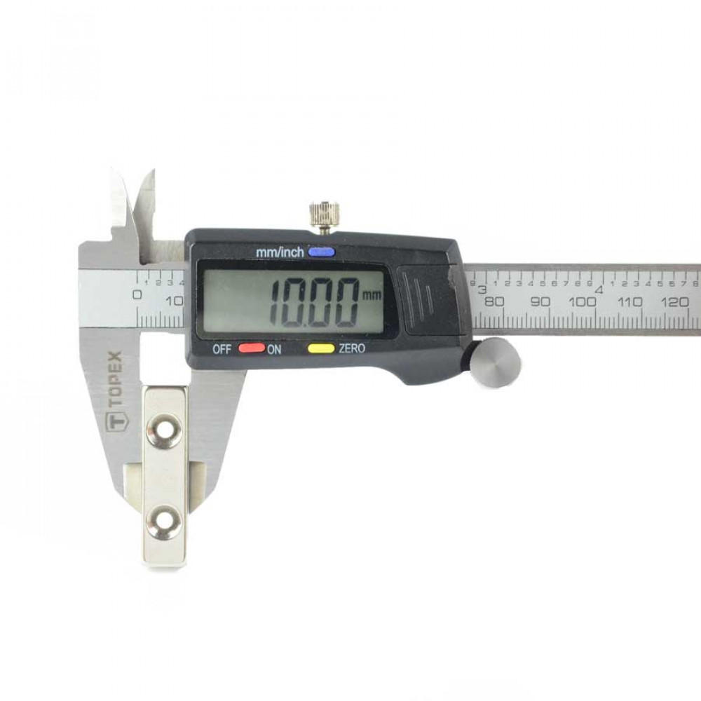 Магнит под потай 40x10x5mm-7/3.5mm х 2 отвер.