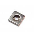 Магнит под потай 12x12x3mm 7/3 х 1 отвер.